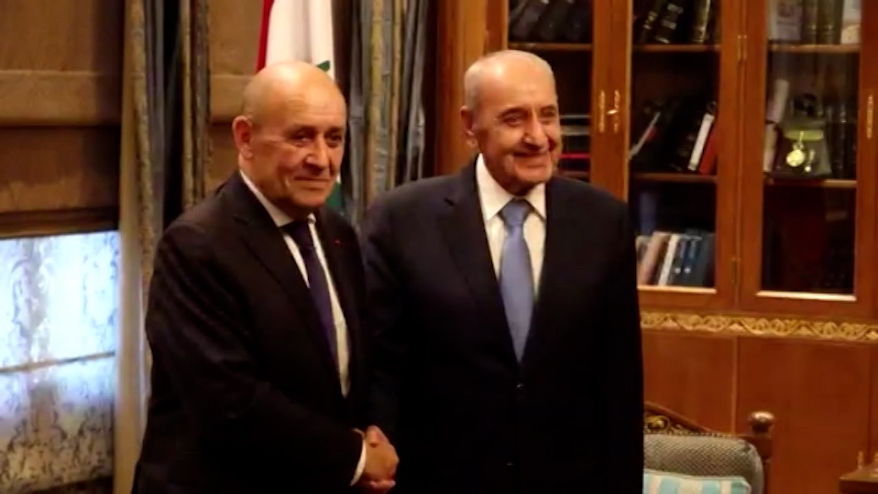 لبنان مبعوث الرئيس الفرنسي يصل إلى بيروت ويبحث مع بري الاستحقاق الرئاسي اللبناني.00_00_10_00.Still001